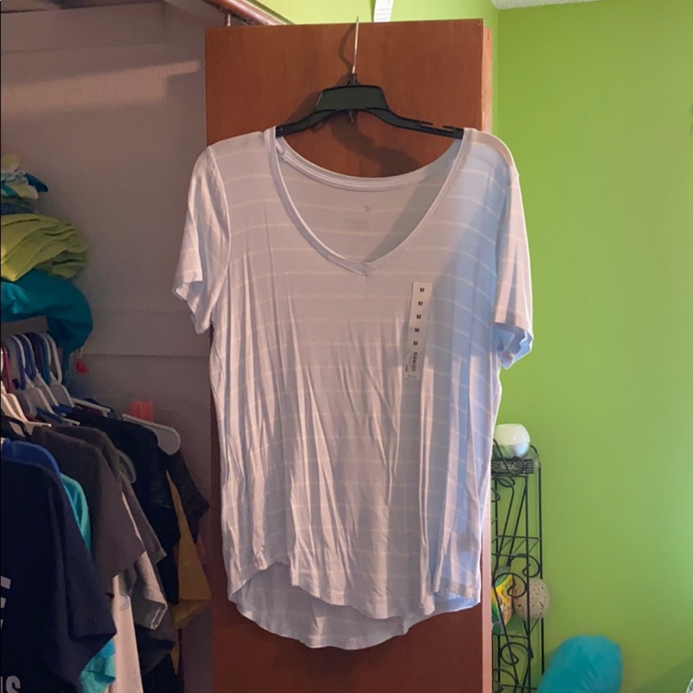 Light blue stripped shirt